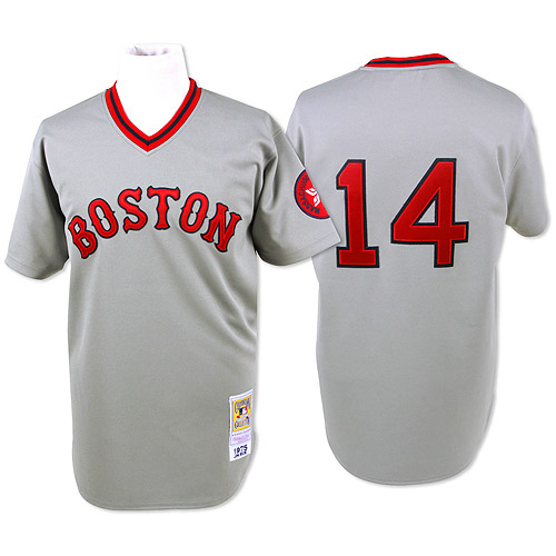 1975 Throwback Boston Red Sox Jim Rice 14 Gray Grey Baseball MLB Jersey 1975 Throwback Boston Red Sox Jim Rice 14 Gray Grey Baseball MLB Jersey